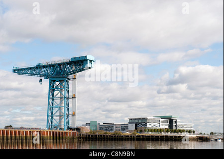 La grue Titan de Clydebank dans près de Glasgow qui est désormais une attraction touristique. Banque D'Images