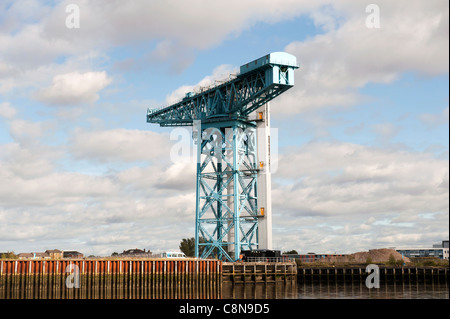 La grue Titan de Clydebank dans près de Glasgow qui est désormais une attraction touristique. Banque D'Images