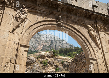 Espagne, Andalousie, province de Jaén, Baeza, ancienne voûte en pierre Banque D'Images