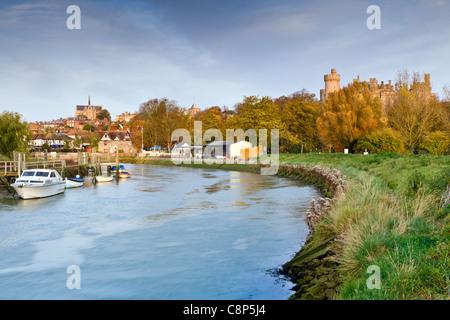 La ville de marché de West Sussex Arundel Banque D'Images