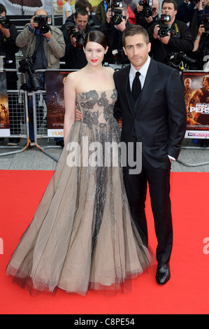 Gemma Arterton et Jake Gyllenhaal lors de la première mondiale de 'Prince of Persia, Les Sables du Temps' à vue, Westfield Shopping Centre, Banque D'Images