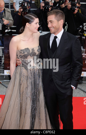 Gemma Arterton et Jake Gyllenhaal lors de la première mondiale de 'Prince of Persia, Les Sables du Temps' à vue, Westfield Shopping Centre, Banque D'Images