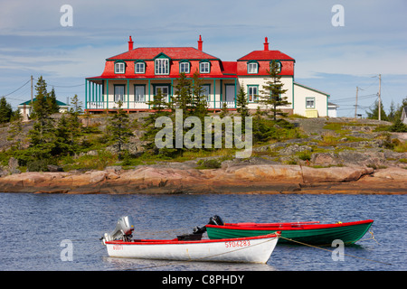 Maison Baie-Johan-Beetz, Québec, Canada Banque D'Images