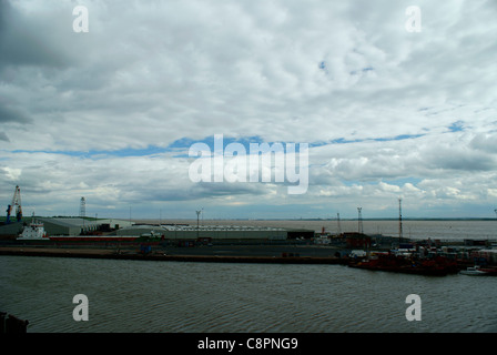 King George Dock, Hull Banque D'Images