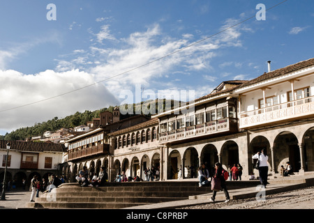 Plaza de Armas Cusco Pérou Banque D'Images