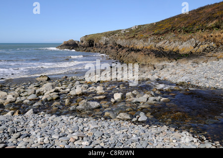 Aber Bach Pembrokeshire Coast National Park Plage Pays de Galles Cymru UK GO Banque D'Images