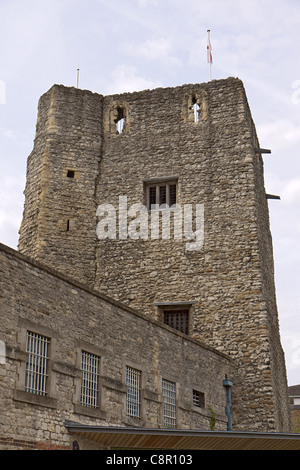 Site du château d'Oxford au Royaume-Uni Banque D'Images