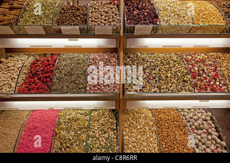 Misir Carsisi, marché aux épices, interieur, Istanbul, Turquie , l'Europe, Banque D'Images