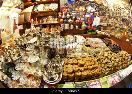 Misir Carsisi, marché aux épices, interieur, Istanbul, Turquie , l'Europe, Banque D'Images