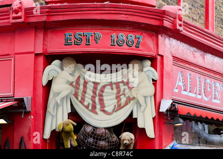 Entrée de Alice's antiques store sur Portobello Road, London Banque D'Images