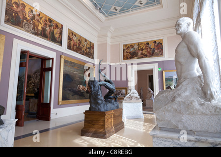 Galeries Sculpture au musée d'art moderne de Rome. Banque D'Images