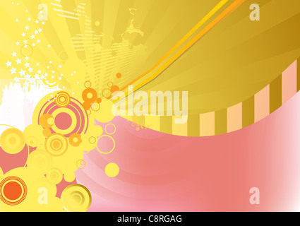 Arrière-plan de cercle. Illustration de contexte utile pour de nombreuses applications Banque D'Images