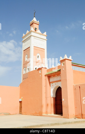 Mosquée, vallée du Draa, Zagora, Maroc Région Banque D'Images