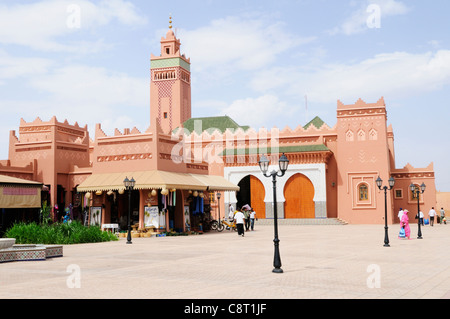 La Grande Mosquée, Zagora, Maroc Banque D'Images