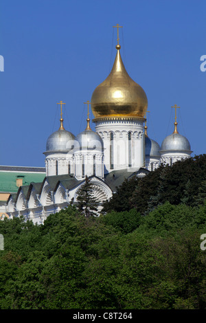 Cathédrale de l'Archange (1508) au Kremlin, à Moscou, Russie Banque D'Images