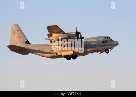 KC-130J Hercules de l'United States Marine Corps Banque D'Images