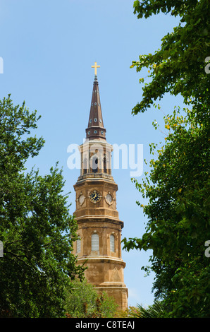 USA, Caroline du Sud, Charleston, St Philip's Church Banque D'Images