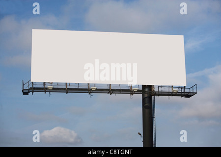 USA, New York State, Blank billboard Banque D'Images