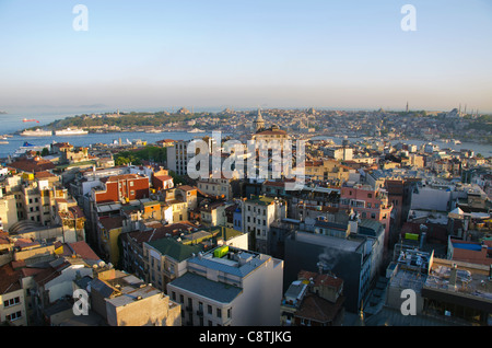 La Turquie, Istanbul, High angle view of city Banque D'Images