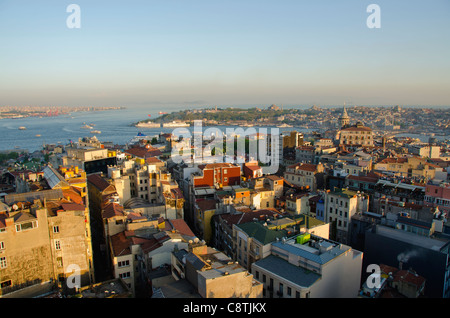 La Turquie, Istanbul, High angle view of city Banque D'Images