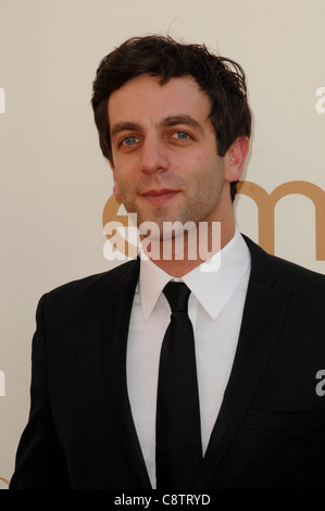 B.J. Novak aux arrivées pour la 63e Primetime Emmy Awards - Arrivals 2, Nokia Theatre à Los Angeles. Vivre, Los Angeles, CA Septembre Banque D'Images