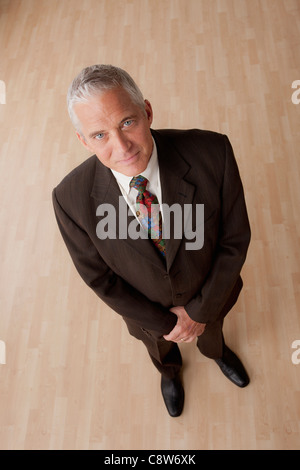 Portrait of smiling senior businessman Banque D'Images