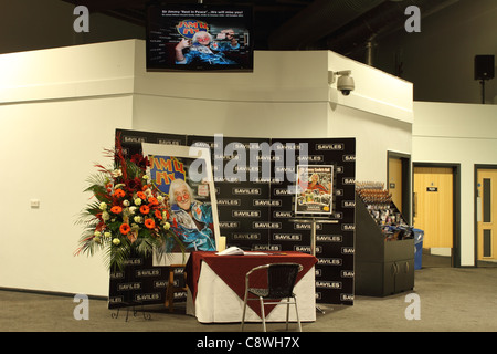 Livre de condoléances à savilles hall leeds pour Sir Jimmy Saville Banque D'Images