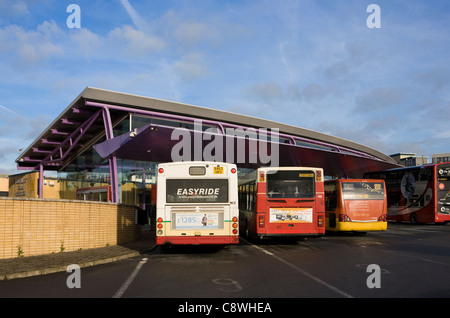 La station de bus modernes à Burnley, Lancashire, UK Banque D'Images