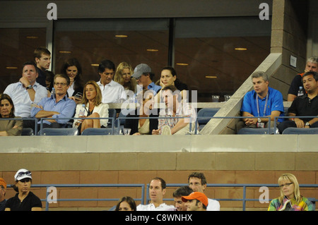 Kyle Maclachlan Christy Turlington Ed Norton présents US OPEN 2011 - championnat de tennis USTA Billie Jean King SAT Banque D'Images