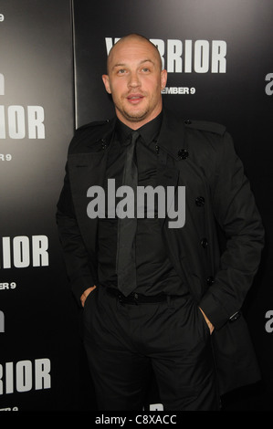 Tom Hardy guerrier arrivées ArcLight Hollywood Theatre Premiere Los Angeles CA 6 Septembre 2011 Photo Dee Cercone/Everett Banque D'Images