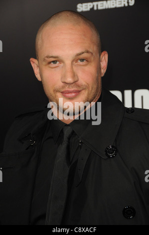 Tom Hardy guerrier arrivées ArcLight Hollywood Theatre Premiere Los Angeles CA 6 Septembre 2011 Photo Dee Cercone/Everett Banque D'Images