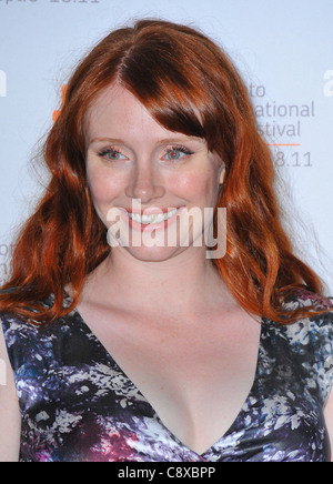 Bryce Dallas Howard arrivants RESTLESS Premiere atToronto Ryerson Theatre Festival International du Film de Toronto le 8 septembre Banque D'Images