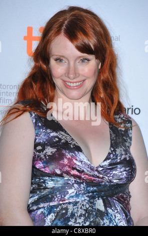 Bryce Dallas Howard arrivants RESTLESS Premiere atToronto Ryerson Theatre Festival International du Film de Toronto le 8 septembre Banque D'Images