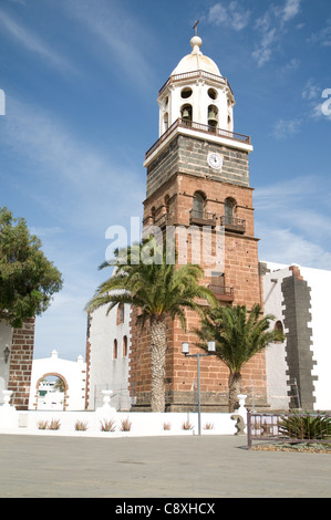 Eglise de San Miguel à Plaza de Sam Miguel Teguise Lanzarote Iles Canaries Banque D'Images