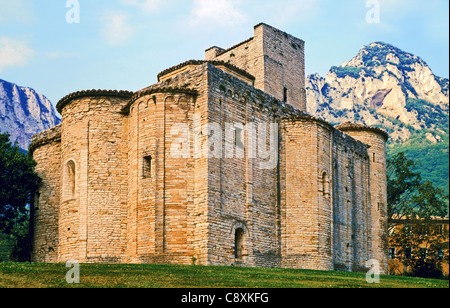 Genga / Abbaye de San Vittore. Banque D'Images