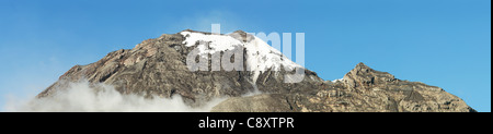 Volcan Tungurahua Panorama Pic c'est la partie où la lave sort l'un des volcans les plus actifs d'Amérique du Sud Banque D'Images