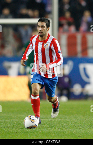 03.11.2011 Madrid, Espagne, l'UEFA Europa League 2011/2012, au stade Vicente Calderon. Madrid vs Udinese. Photo montre Arda Turan Banque D'Images