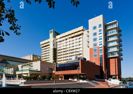 Le DoubleTree Hotel, West Markham Street, Little Rock, Arkansas, Usa Banque D'Images