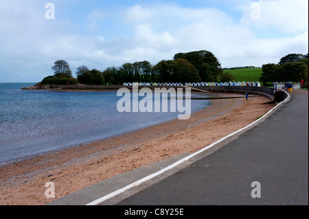 Broadsands Beach près de Paignton, Devon, Angleterre. Banque D'Images