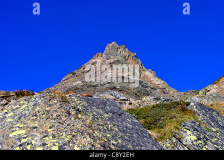 Paysage du Tyrol. Voir dans le Val Senales en Italie, Banque D'Images