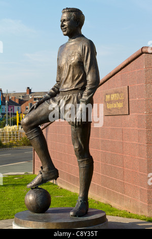 Statue de Jimmy Structure, Blackpool football club Banque D'Images