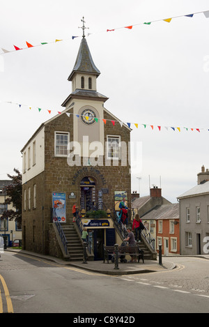 Hôtel de Ville et musée de Tenby, Pembrokeshire, Pays de Galles Banque D'Images