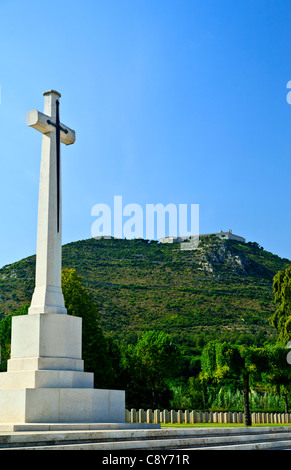 Des sépultures de guerre du Commonwealth, Monte Cassino Cassino Italie Banque D'Images