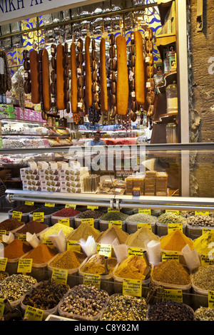 Misir Carsisi, marché aux épices, interieur, Istanbul, Turquie , l'Europe, Banque D'Images