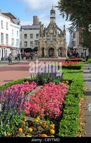 La ville de Chichester market cross de l'ouest. Banque D'Images