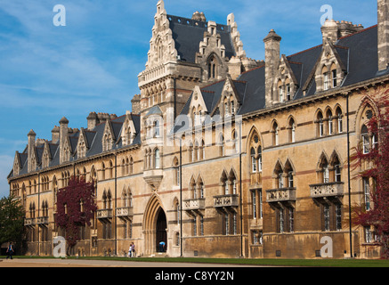 L'université de Christchurch l'Université d'Oxford. L'Angleterre. Banque D'Images