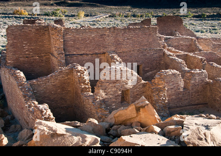 Ruine Pueblo Bonito, Chaco Culture National Historical Park, Nouveau Mexique. Banque D'Images