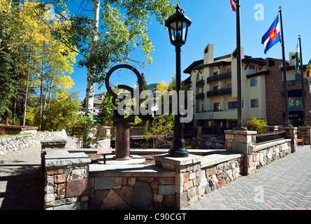 Vail Colorado dans l'automne, juste avant la saison de ski Banque D'Images