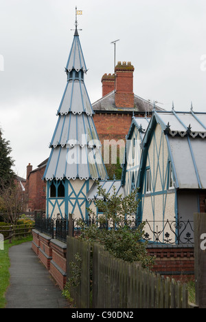 L'historique des pompes à Tenbury Wells dans le Worcestershire Banque D'Images