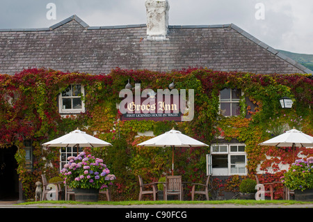 L'historique Groes Inn, Conwy, Pays de Galles, Royaume-Uni Banque D'Images